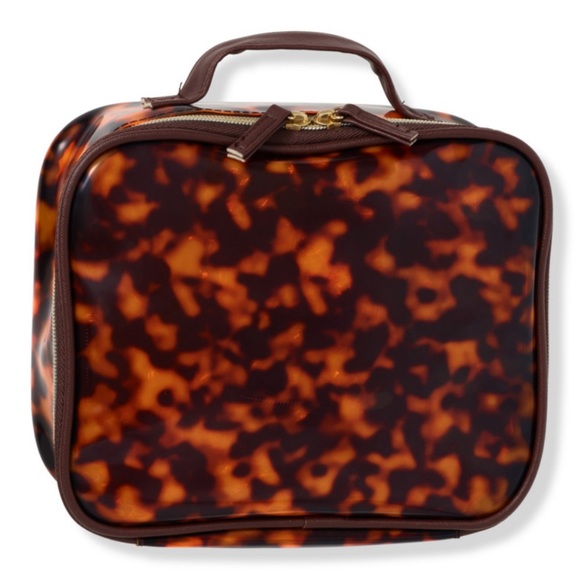 $2❤️‍🔥 Tortoise Cosmetics Makeup Case Bag Travel 🧳 Hard - Picture 1 of 1